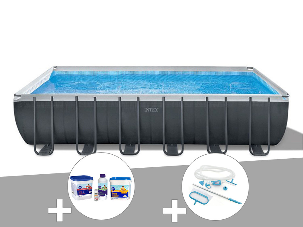 Kit piscine tubulaire ultra xtr frame rectangulaire 7,32 x 3,66 x 1,32 m + kit