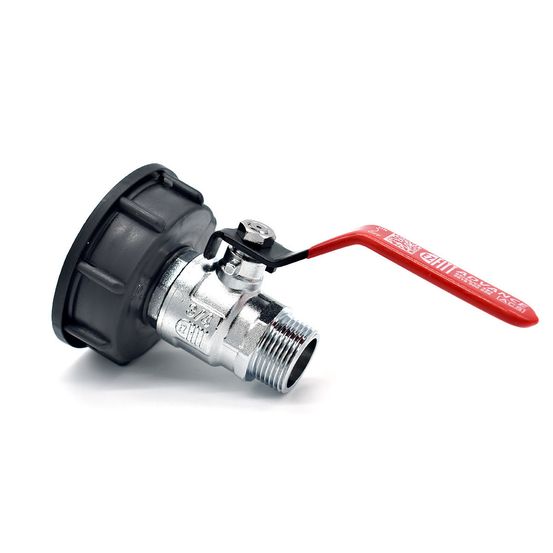 Raccord s60x6 avec robinet en laiton à boisseau sphérique sortie filetée 3/4'' b