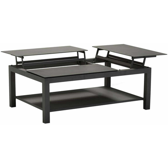 Table basse de jardin élévatrice en aluminium butterfly