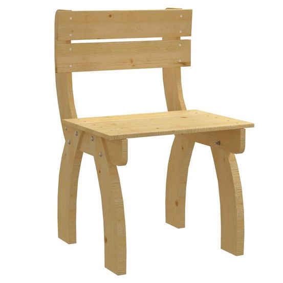 Chaise de jardin Bois de pin imprégné FSC