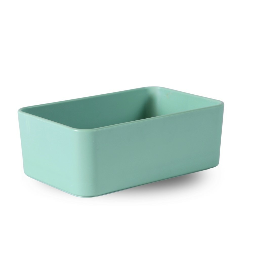 Mangeoire plastique rectangulaire simple vert