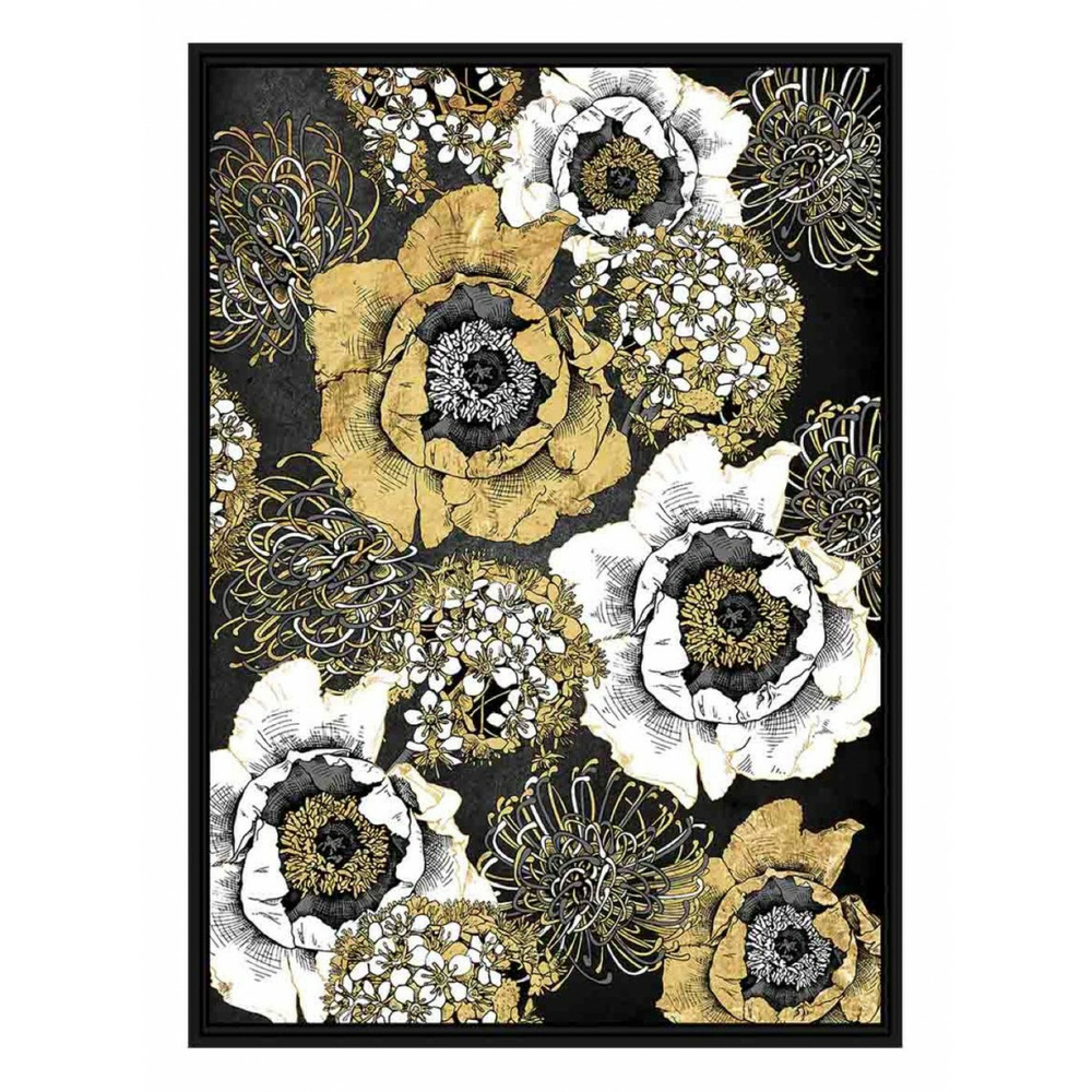 Tableau toile multicolore - décoration d'autrefois