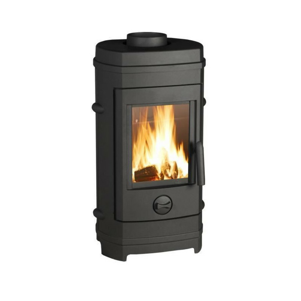 Invicta remilly 7 kw poele a bois flamme verte 7* - buches 34 cm