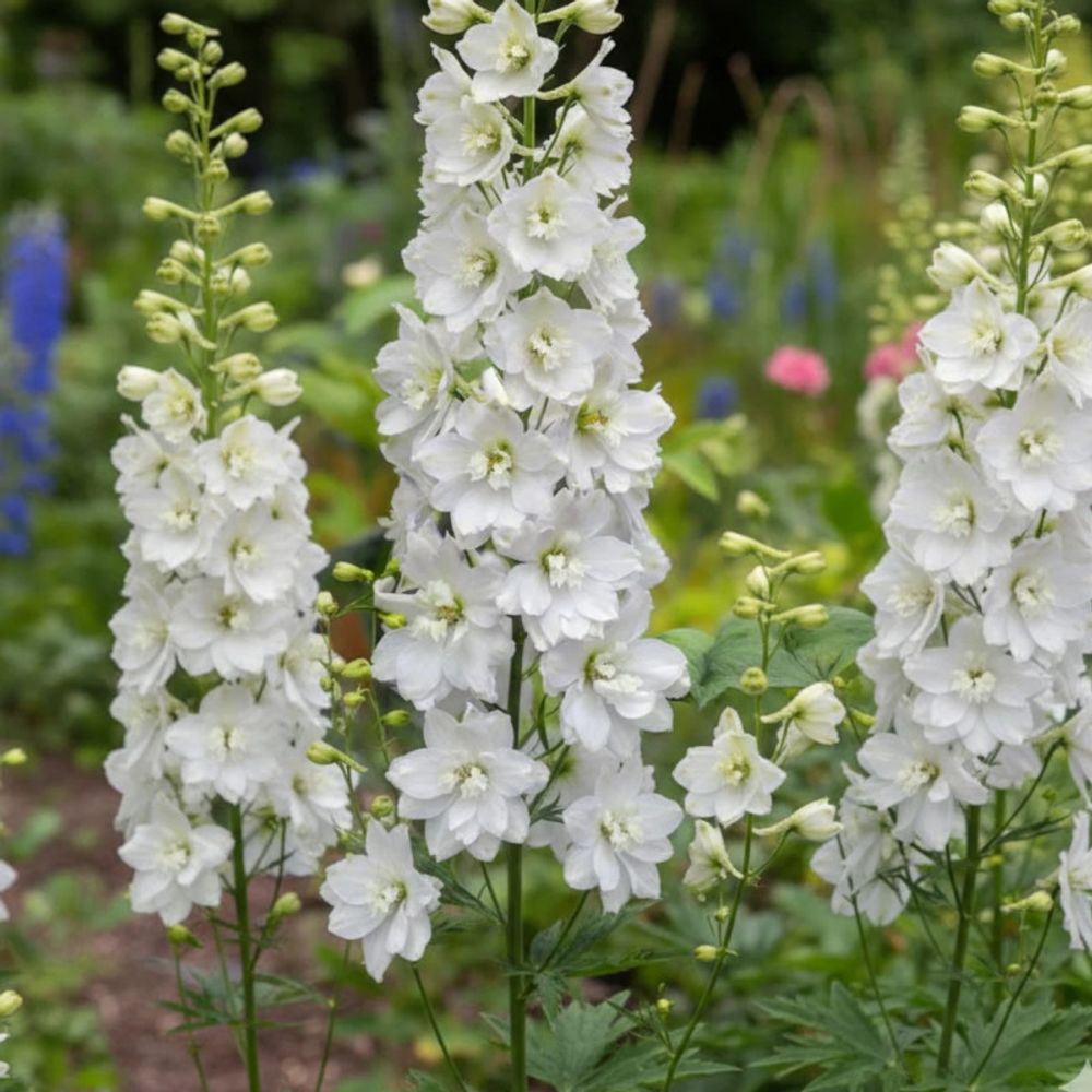 Pied-d'alouette galahad, delphinium lot de 3 godets