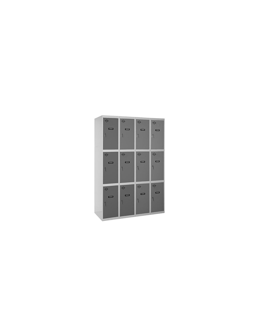 Casier-armoire simonlocker desm. 3 portes 4/12 400 (1600) gr/an gris/antracite 1800x1600x500 - simonrack