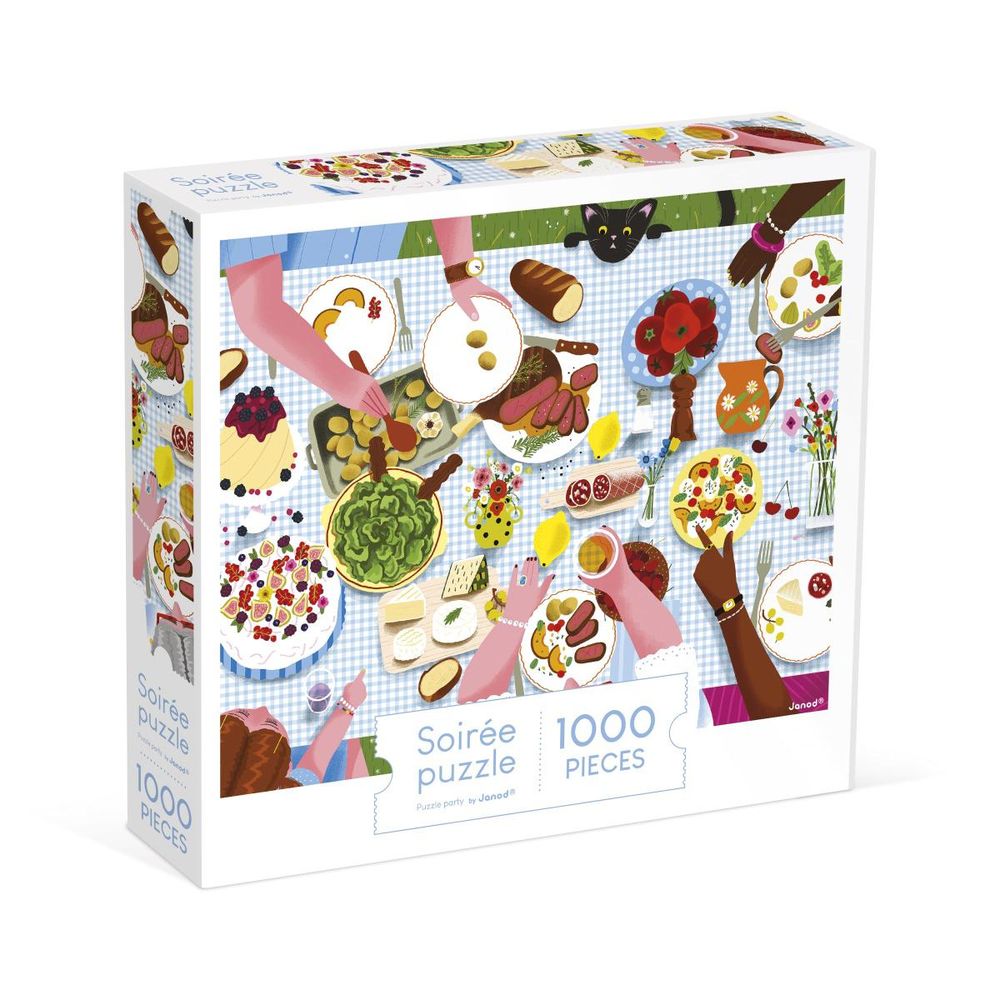 Puzzle repas de famille - 1000 pcs