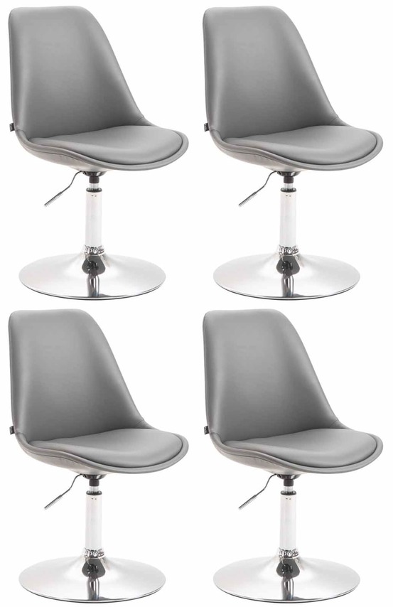 Lot de 4 chaises de salle à manger maverick c simili cuir