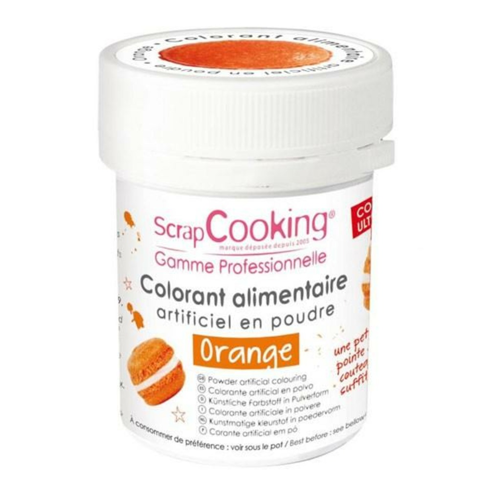 Colorant alimentaire orange