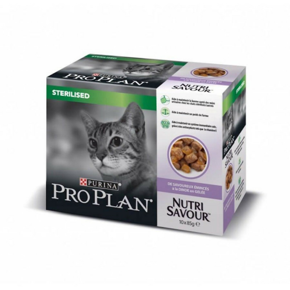 Patee chat sterilised adult poulet - purina proplan 26*85 g