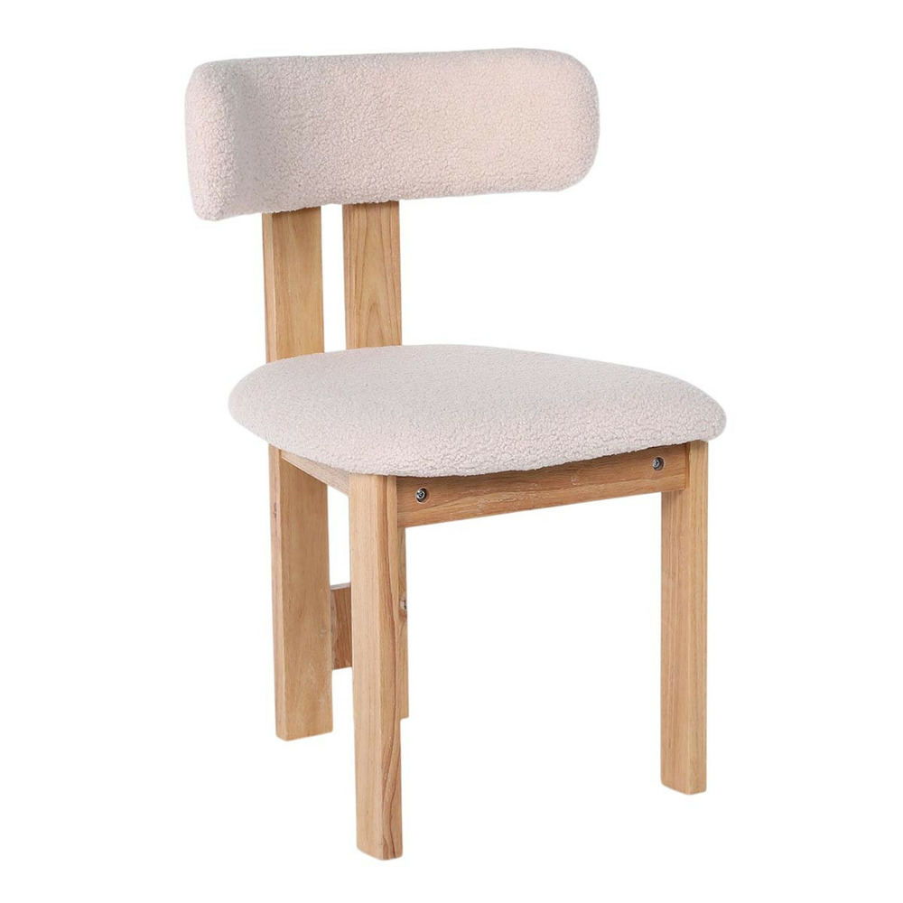 Chaise design bouclette 