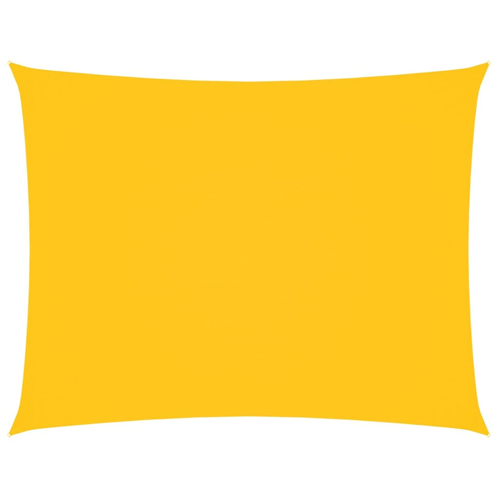 Voile de parasol tissu oxford rectangulaire 2x3 m jaune