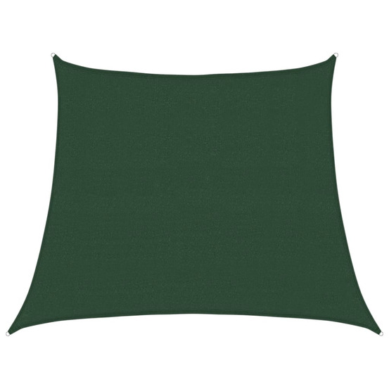 Voile d'ombrage 160 g/m² vert foncé 3/4x3 m pehd