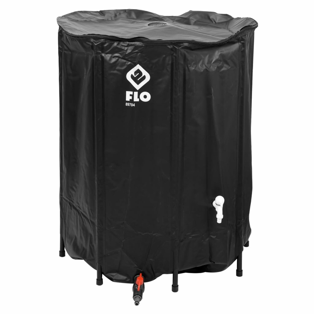 Réservoir d'eau de pluie pliable 500 l noir