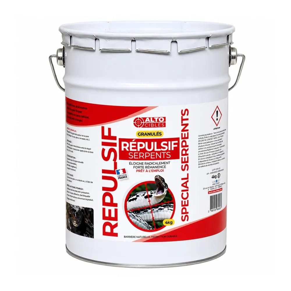 Répulsif serpent granulés 4kg forte rémanence