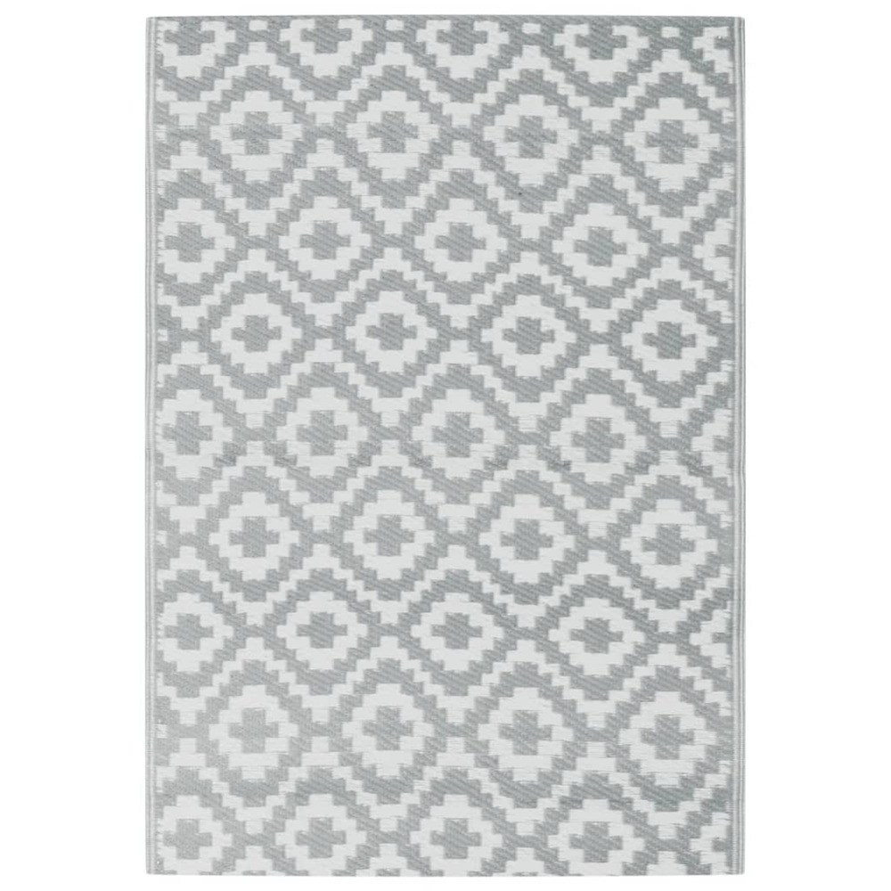 Tapis d'extérieur arakil gris 160x230 cm pp