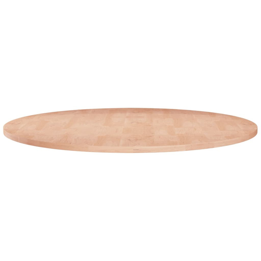 Dessus de table rond ø80x1,5 cm bois de chêne massif non traité