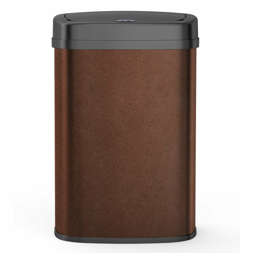 Poubelle automatique inox majestic corten 58l