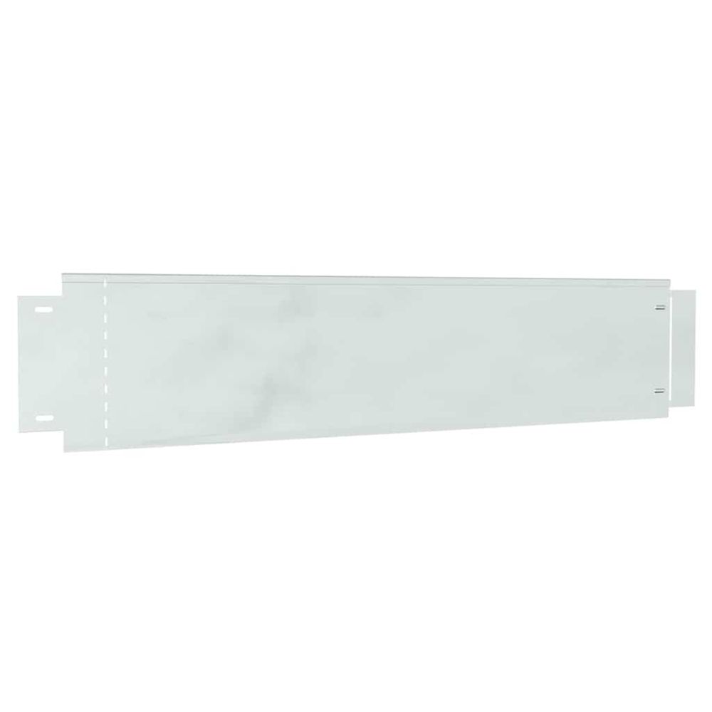 Clôture de pelouse 100 x 20 x 0.07 cm acier galvanisé