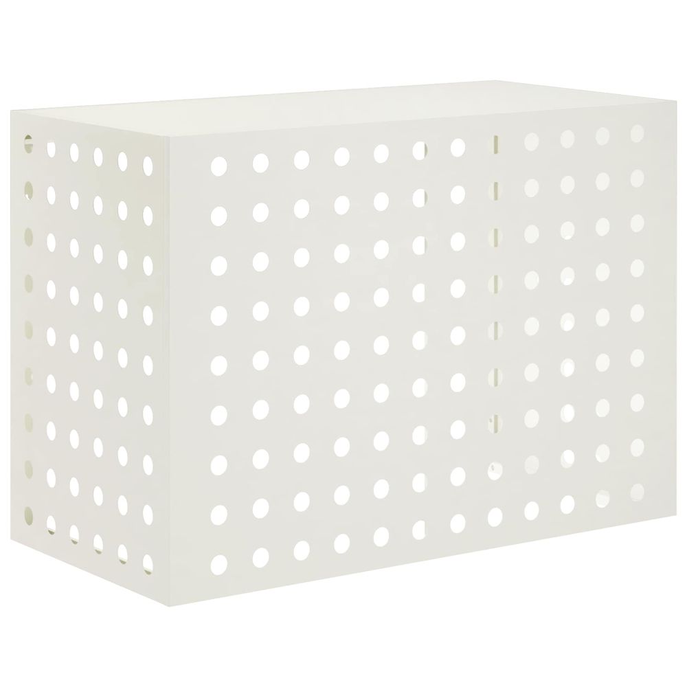 Housse de climatiseur blanc 100 x 50 x 70 cm acier