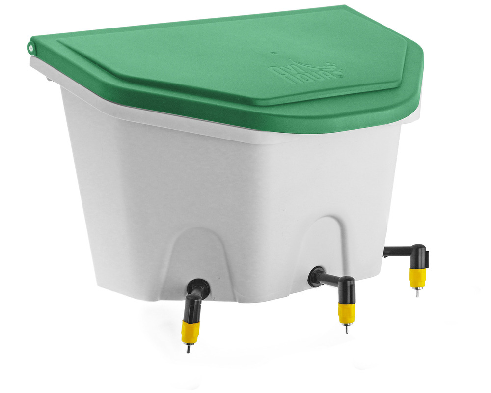 Abreuvoir suspendu plastique 8 litres aviaqua 3 pipettes volailles