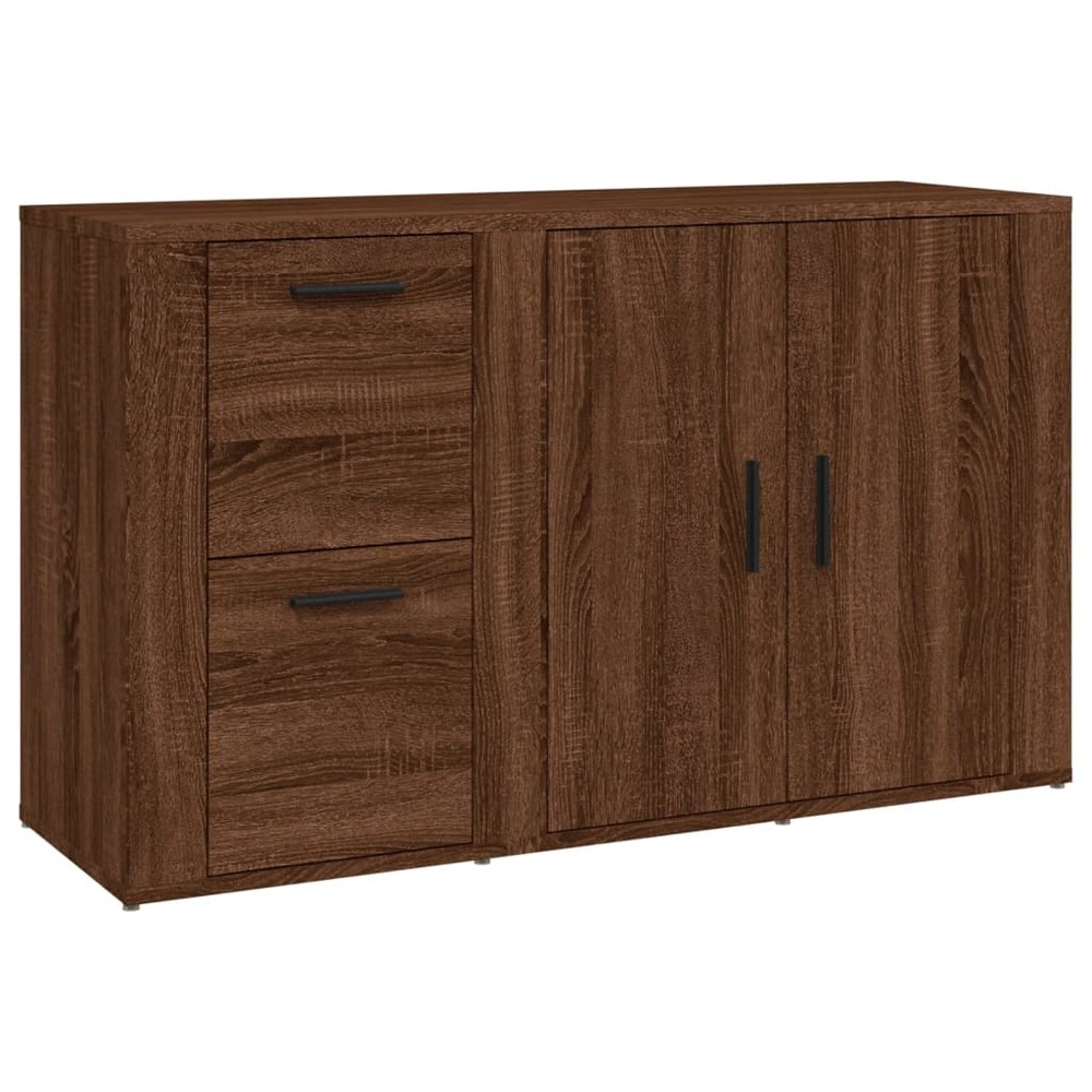 Buffet bahut commode armoire meuble de rangement organisateur cuisine salle de séjour salon 100 x 33 x 59,5 cm bois d'ingénie