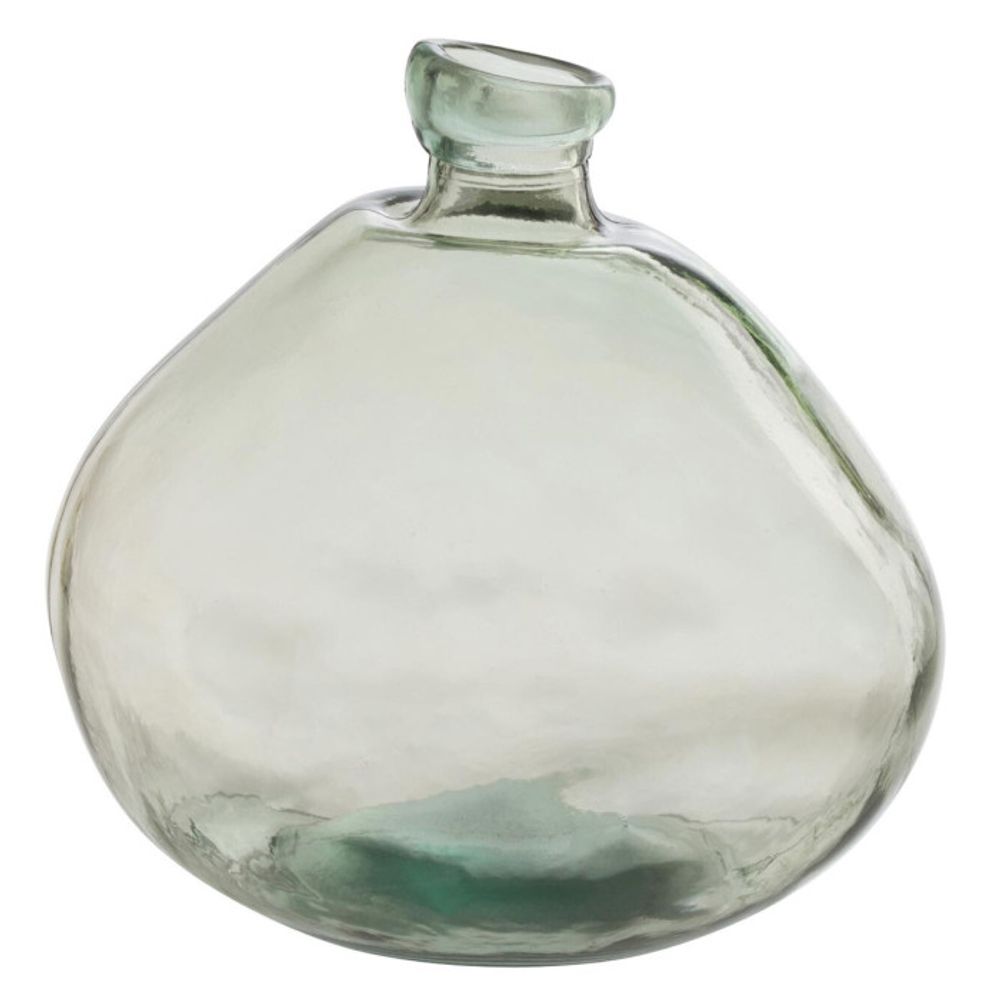 Vase rond design en verre 