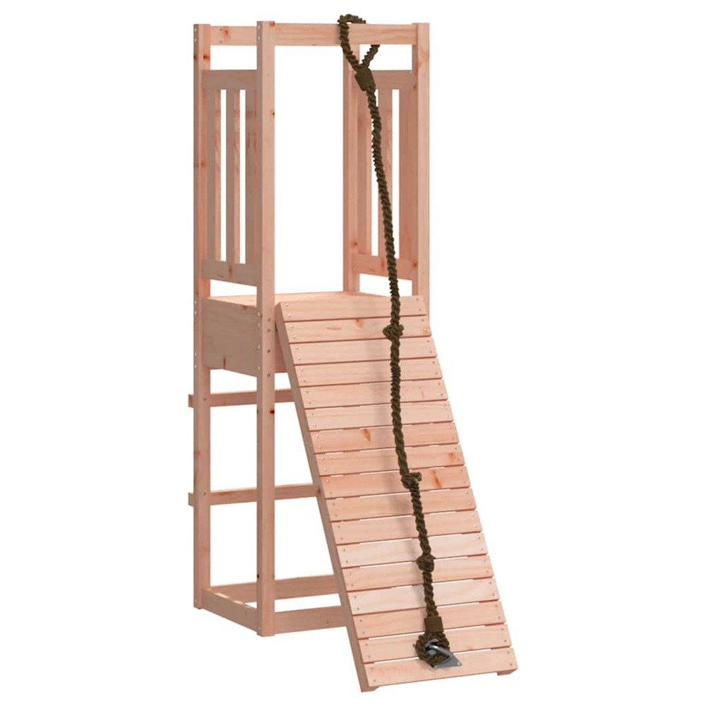 Maisonnette de jeu avec mur d'escalade bois massif douglas