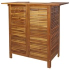 Table de bar 110 x 50 x 105 cm bois d'acacia massif