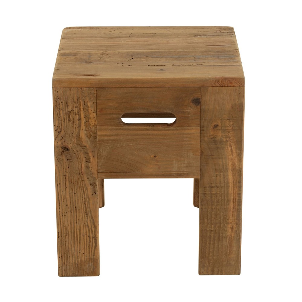 Jline - tabouret bois vintage