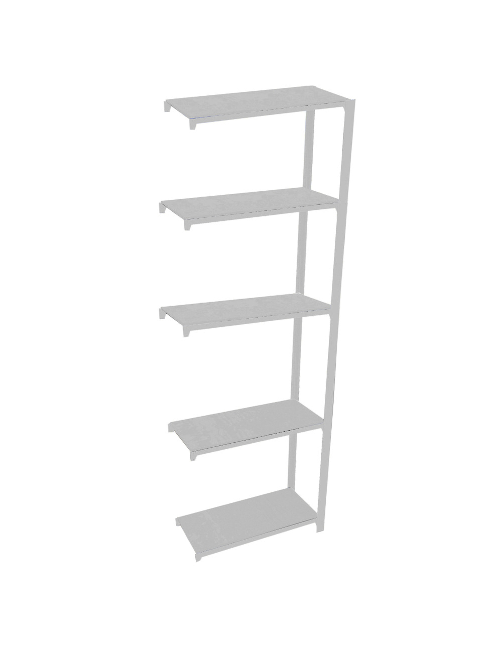 Etagère légère sans vis officlick 5/400 metal a.m. Blanc/blanc blanc 2100x900x400 - simonrack