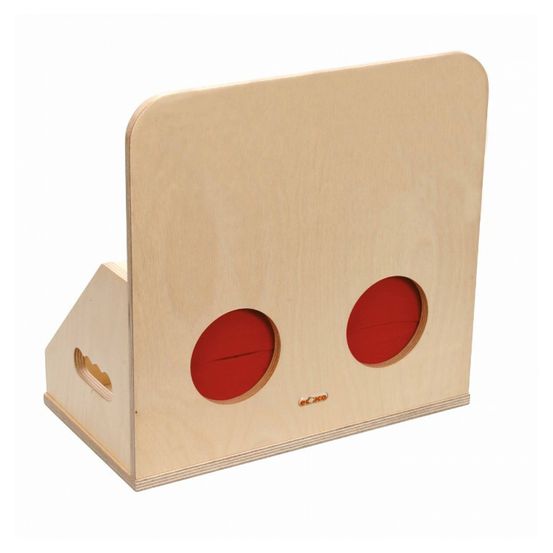 Boîte en bois tactile educo - jeu éducatif montessori pour enfants