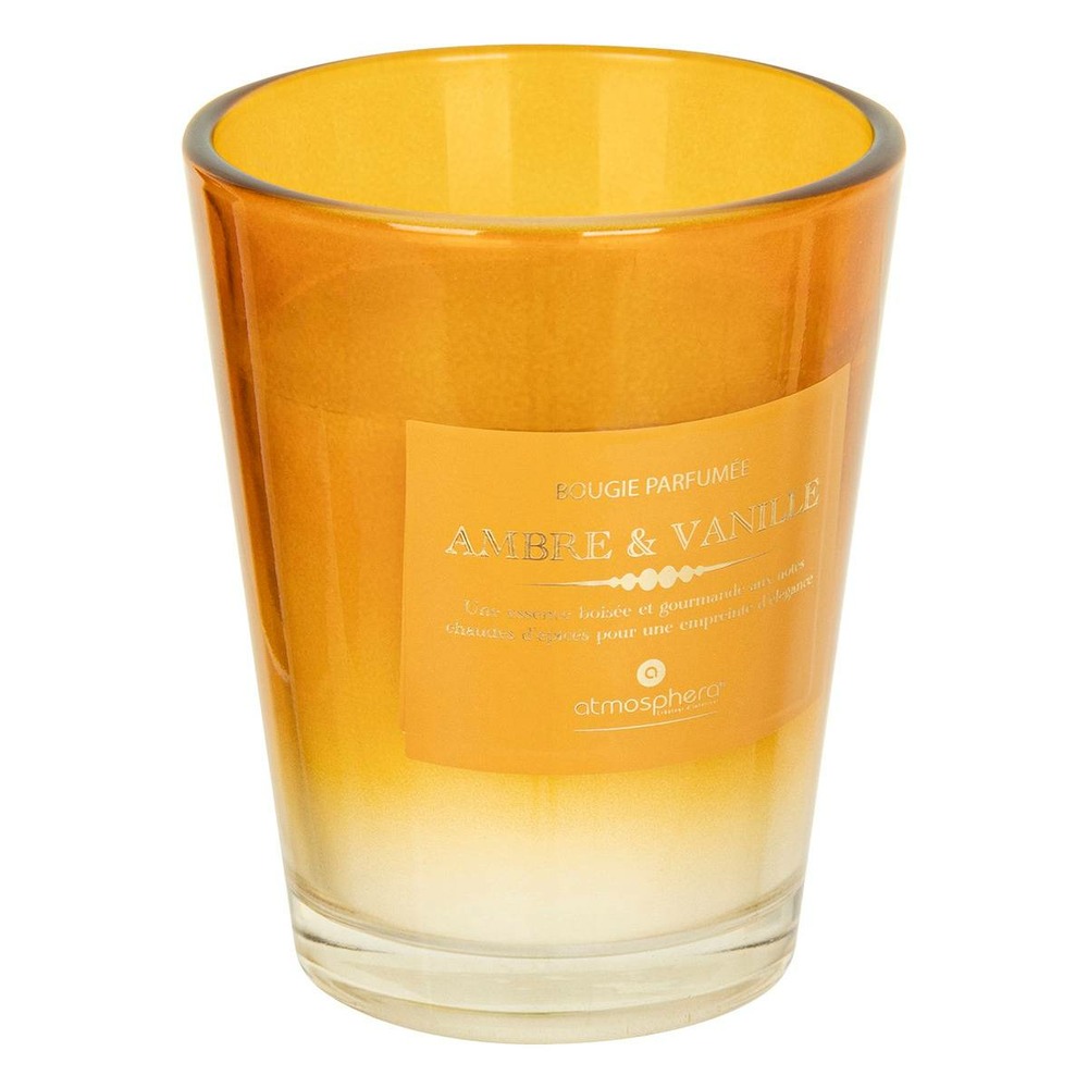 Bougie parfumée alma 270g pot verre ambre