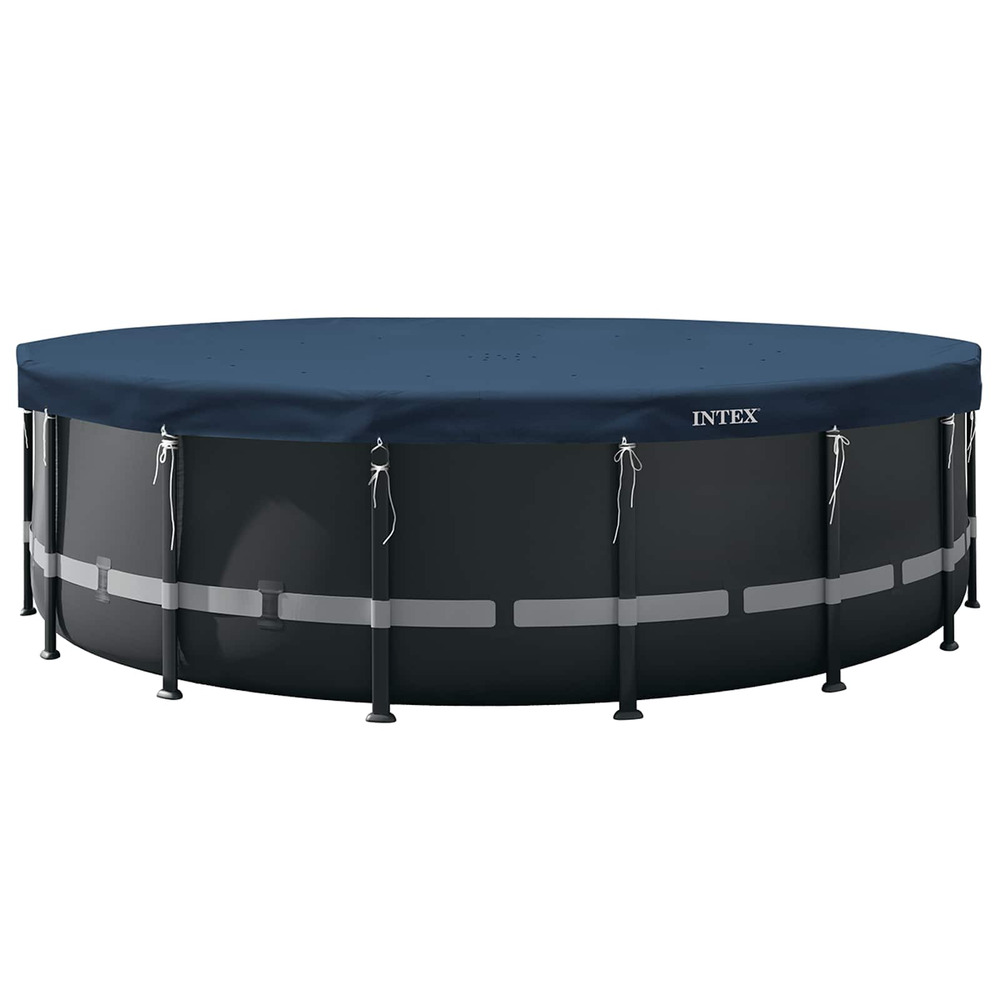 Couverture de piscine ø488 x 20 cm rond pvc