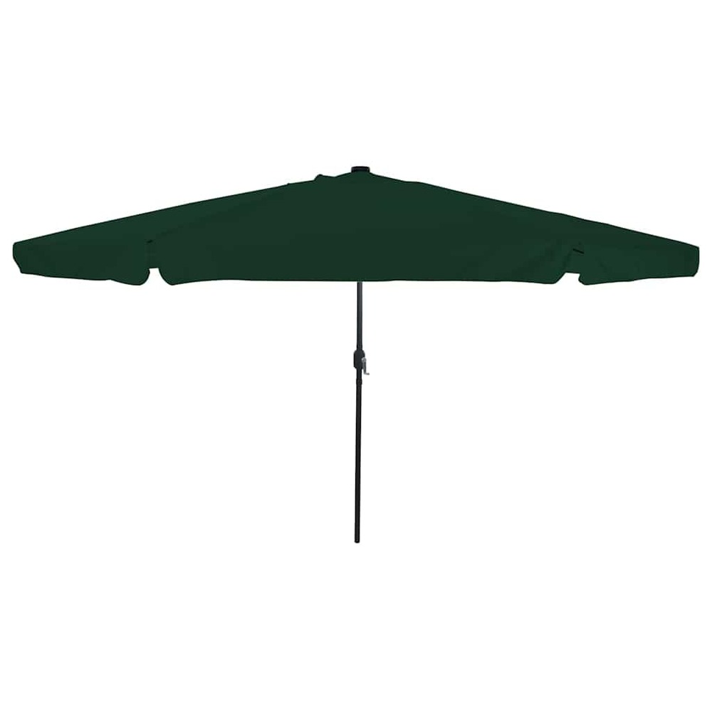 Parasol de jardin vert 395 x 395 x 245 cm polyester