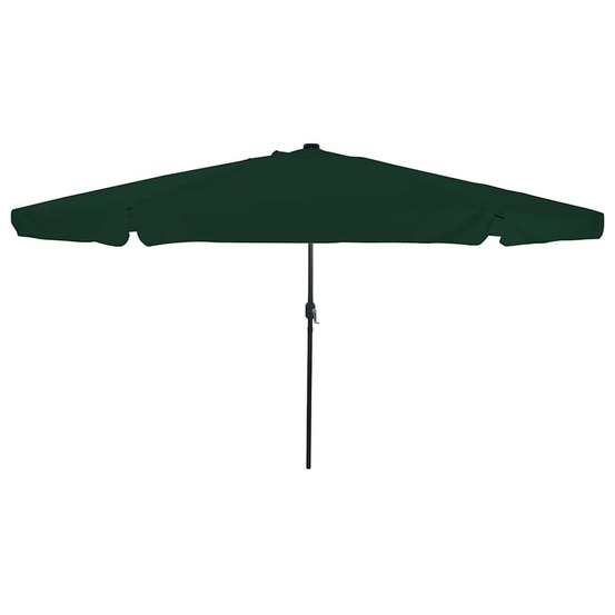 Parasol de jardin vert 395 x 395 x 245 cm polyester