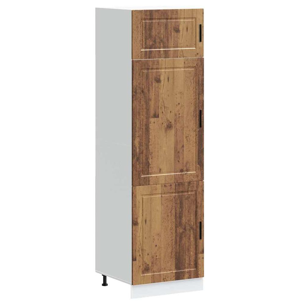 Armoire de cuisine porto vieux bois bois d'ingénierie