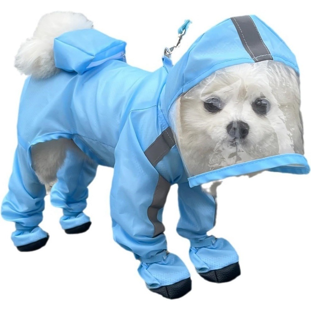 Imperméable pour chien avec sac de rangement-taille s : longueur du dos : 27 cm