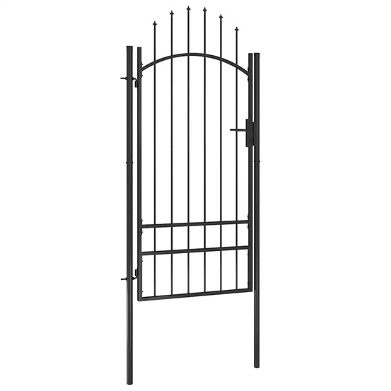 Portail de jardin woerden acier 1x2 m noir