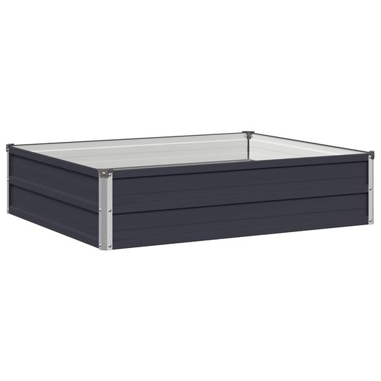 Jardin surélevé anthracite 100 x 80 x 24 cm