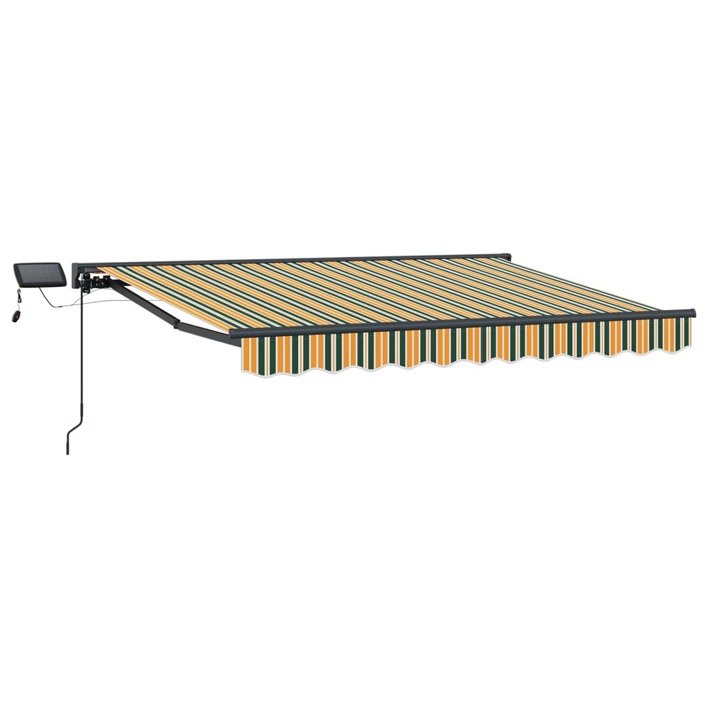 Cadre de store manuel avec leds 3,5 x 2,5 m