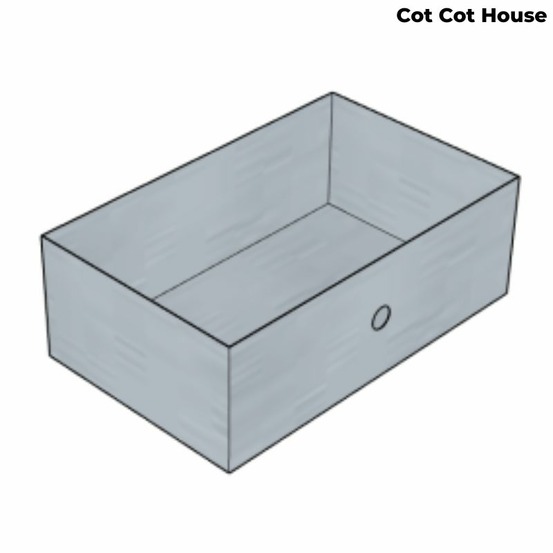 Tiroir Mangeoire pour donner les restes alimentaires aux poules