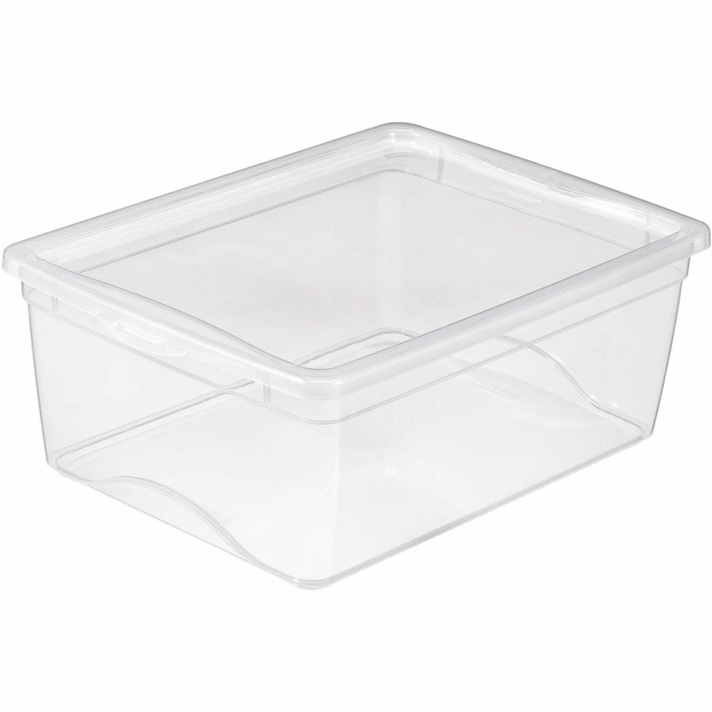 Boite de rangement avec couvercle omega transparent 18 litres