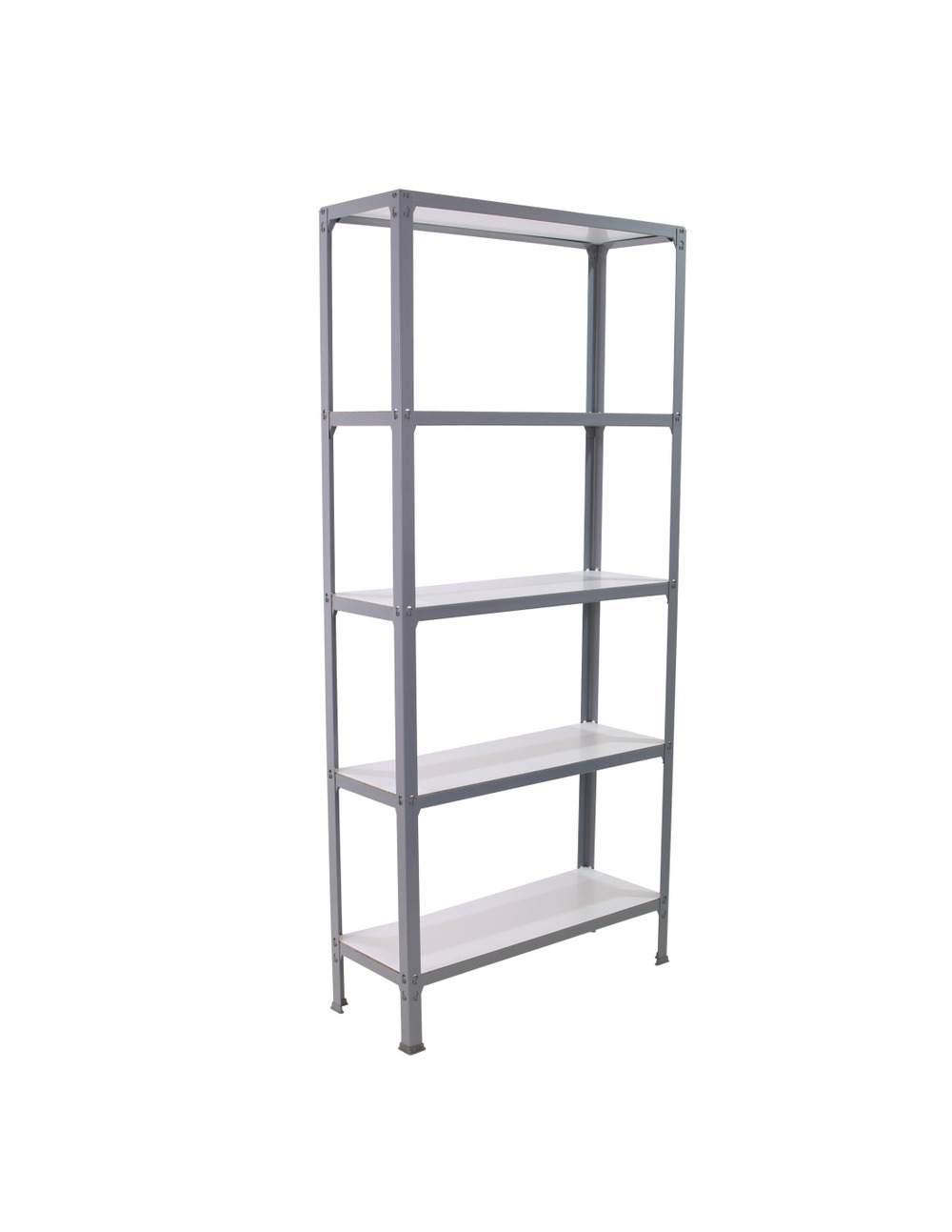 Etagère légère sans vis simonhome click wood plus 5/300 gris/blanc gris/blanc 1800x1000x300 - simonrack