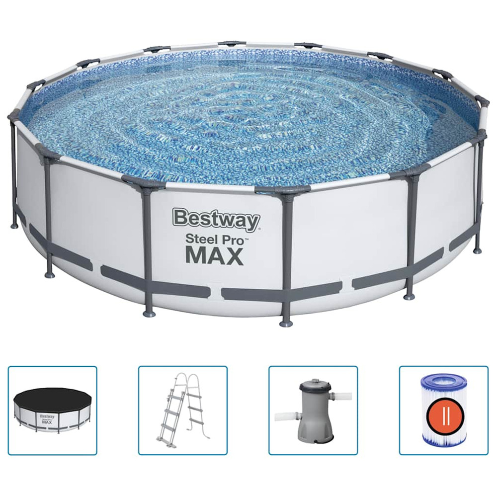Ensemble de piscine steel pro max 427x107 cm