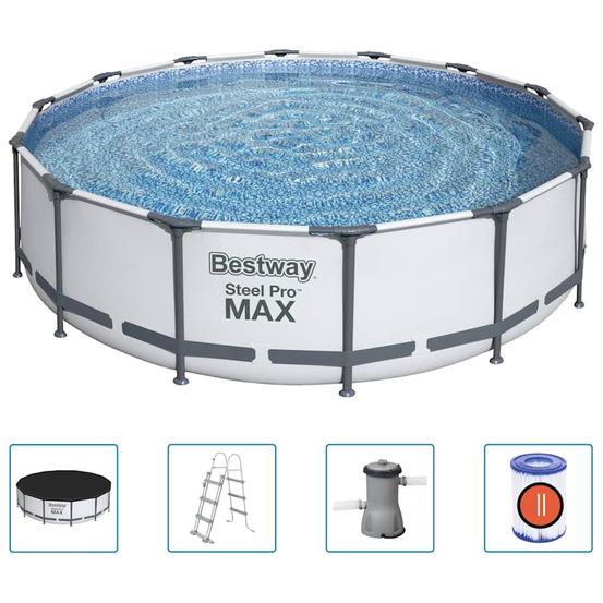 Ensemble de piscine steel pro max 427x107 cm