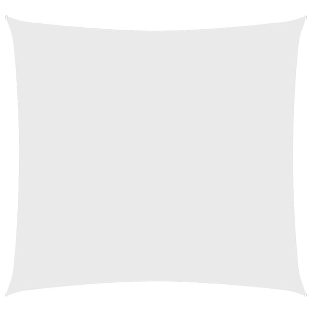 Voile de parasol tissu oxford carré 3x3 m blanc