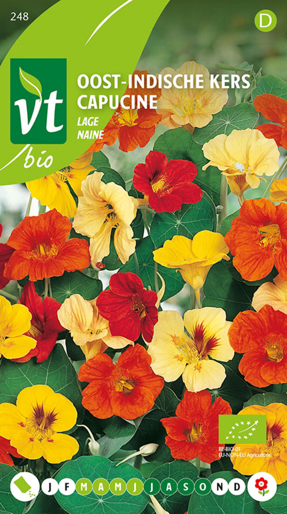 Bio capucine naine - ca. 3 gr (livraison gratuite)