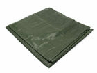 Bâche de protection 150g avec oeillets - vert 3m x 4m