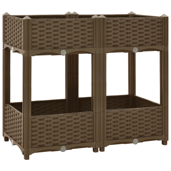 Lit surélevé 80x40x71 cm polypropylène