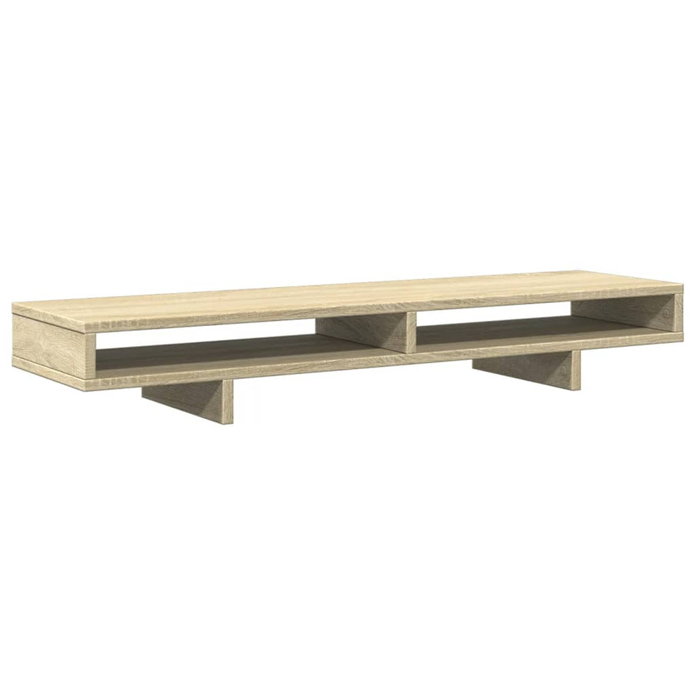 Support de moniteur chêne sonoma 100x27x15 cm bois d'ingénierie